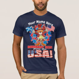 Camiseta Honorário escocês dos EUA!