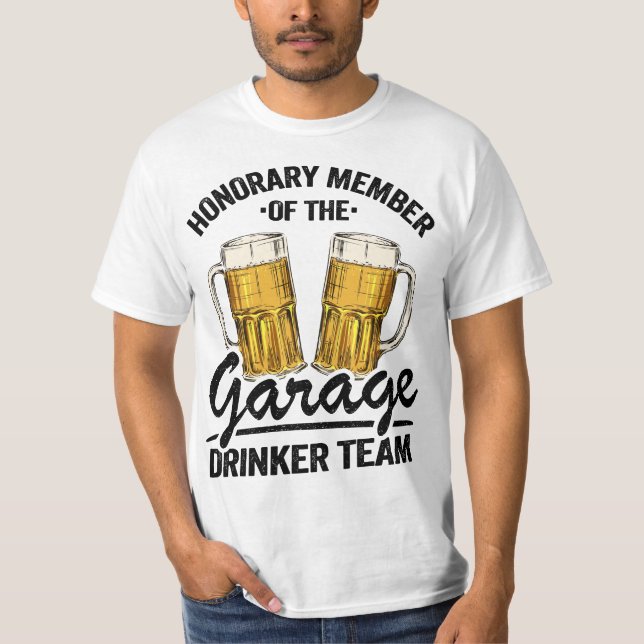 Camiseta Honorary Member Garage Drinker Team Day Drinking M (Frente)