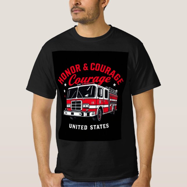 Camiseta Honra e Coragem Premium (Frente)