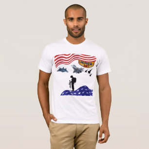 Camiseta Honra no dia da memória branco