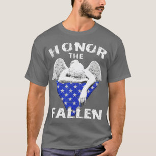 Camiseta Honra o Anjo Fallen e o Memorial da Bandeira Dobra