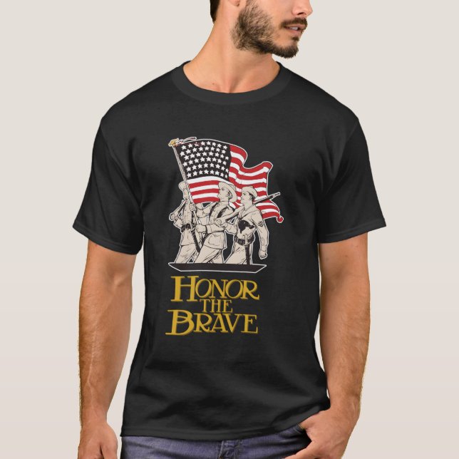 Camiseta Honra O Corajoso (Frente)