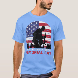 Camiseta Honra O Memorial Fallen Heroes Dia dos EUA Bandeir