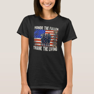 Camiseta Honra O Obrigado Falhado A Memória Da Bandeira Dos