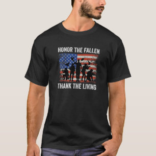 Camiseta Honra O Obrigado Falhado A Memória dos Soldados Vi
