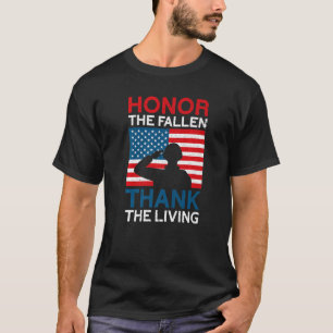 Camiseta Honra O Obrigado Falhado A Viva América Flag Améri