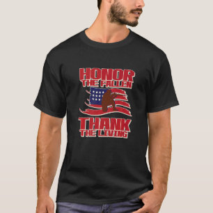 Camiseta Honra O Obrigado Fallen Os Memórias Patrióticos Vi