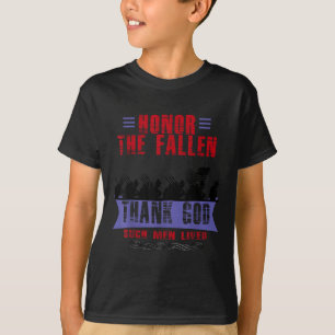 Camiseta Honra O Obrigado Morto De Deus Como Esses Homens