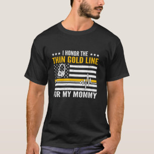 Camiseta Honra Pela Minha Mamãe Orgulhosa Mat Da Família Di