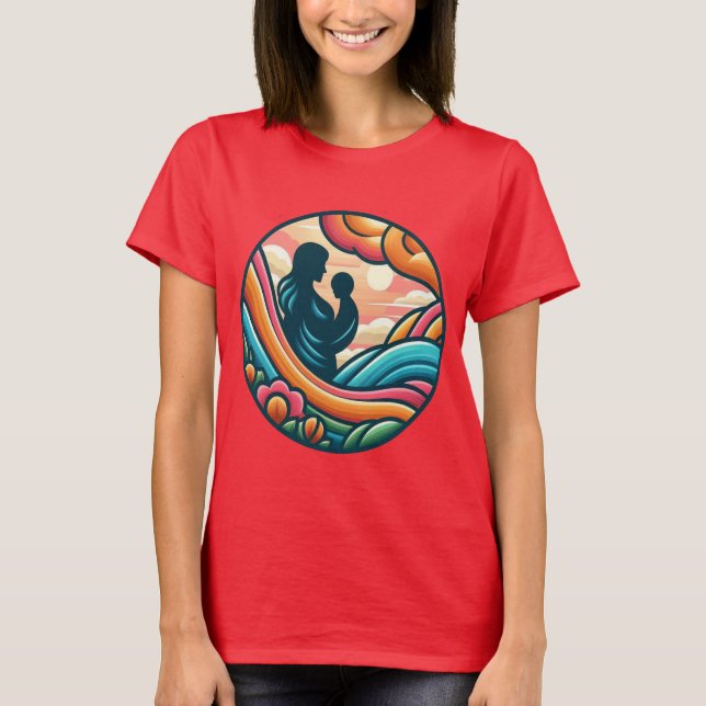 Camiseta Honrando as Mães Básicas das Mulheres (Frente)