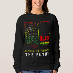 Camiseta Honrando o passado inspirador Futuro Hist Negro Af