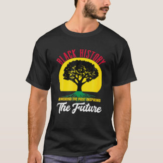 Camiseta Honrando o passado Inspirador Futuro Histórico Neg