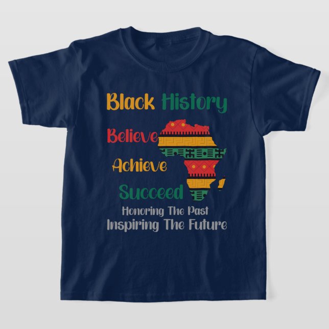 Camiseta Honrando o passado Inspirador Futuro Histórico Neg (Postura )