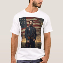 Camiseta Honrando o Valor dos Soldados da Guerra Civil