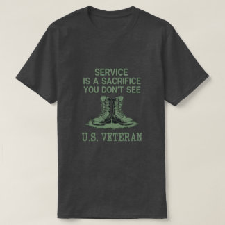 Camiseta Honre Nossos Veteranos – Serviço É Sacrif