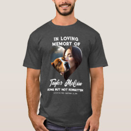 Camiseta Honre Sua Memória: Personalizado Memorial de Coraç