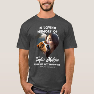 Camiseta Honre Sua Memória: Personalizado Memorial de Coraç