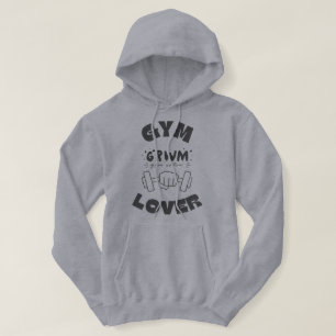 Camiseta Hoodie Amante de Academia   Capuz de acad