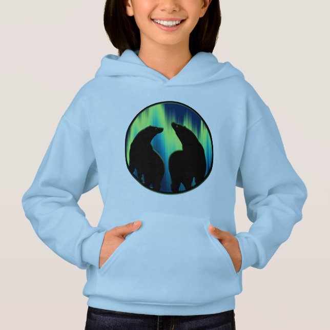 Camiseta Hoodie Bear Arte Polar (Frente)