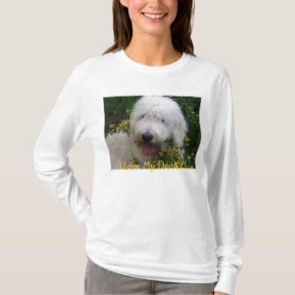 Camiseta Hoodie bonito de Goldendoodle, "eu amo meu Doodle!