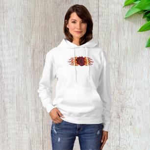 Camiseta Hoodie Cavalo Flamejante
