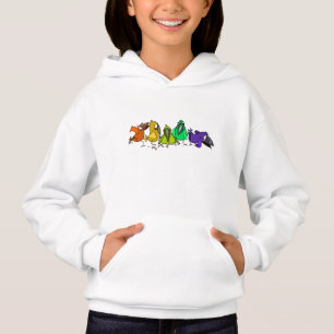 Camiseta Hoodie Colorida Birds