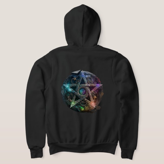 Camiseta Hoodie Cristal Pent Hoodie (Postura das costas)