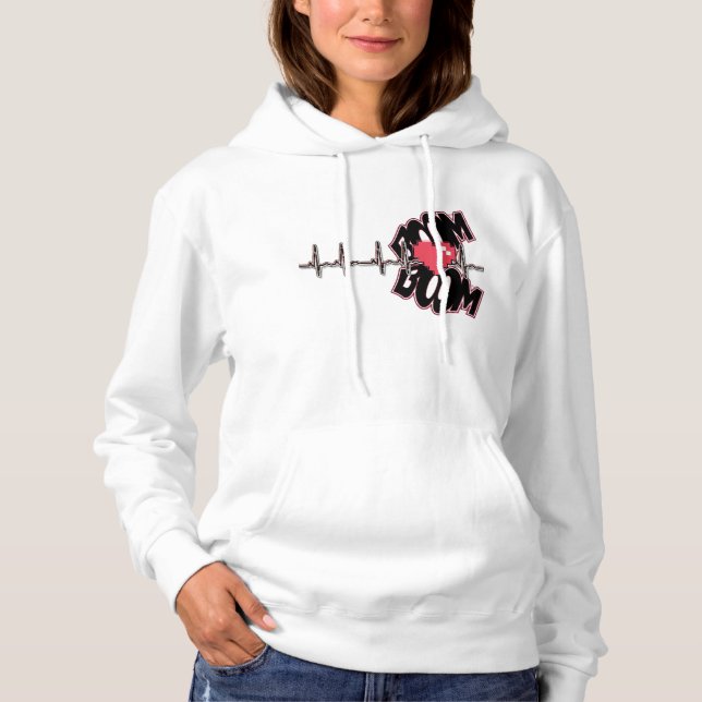 Camiseta Hoodie Cute heart (Frente)