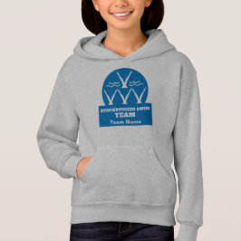 Camiseta Hoodie da Equipe de Nadação Sincronizada