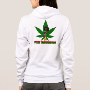 Camiseta Hoodie da fêmea de Rasta