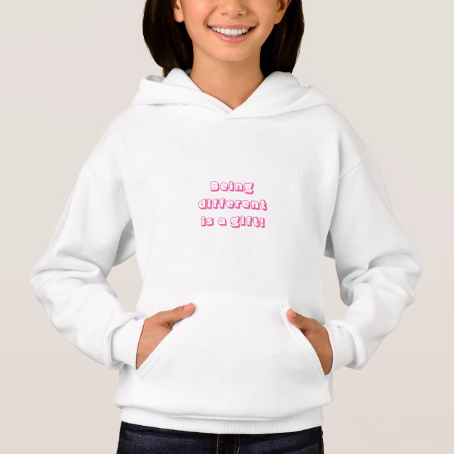 CAMISETA HOODIE DA GAROTA DE ARTE E DESIGN (Frente)
