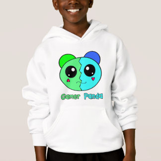 Camiseta Hoodie da panda do Gamer (meninos)