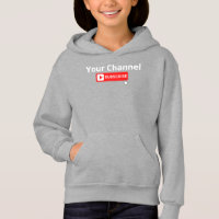 Hoodie de assinatura de canal personalizado