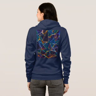 Camiseta Hoodie de bolhas quebradas
