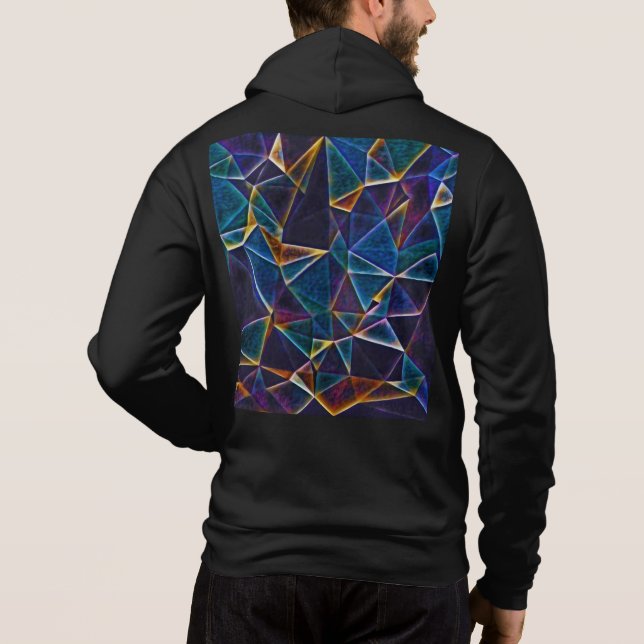Camiseta Hoodie de bolhas quebradas (Verso)