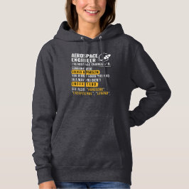 Camiseta Hoodie de definição de Engenheiro aeroespacial