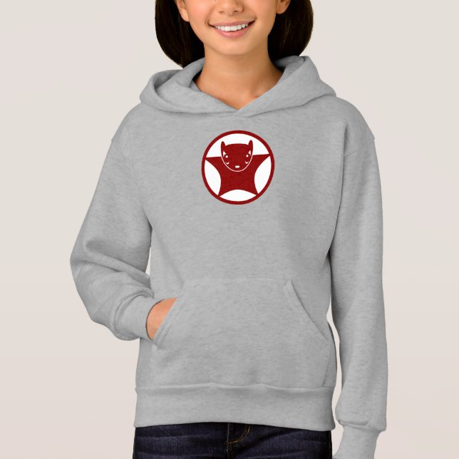 Camiseta Hoodie de educação de esquilo voador (Frente)