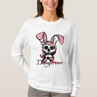 Camiseta Hoodie de esqueleto do coelho
