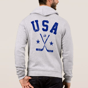 Camiseta Hoodie de hóquei no gelo dos EUA