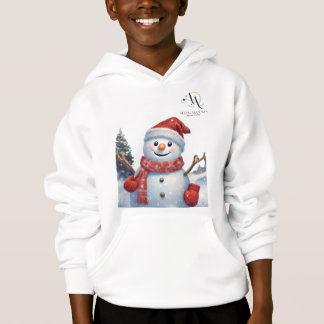 Camiseta Hoodie de inverno "SnowAce Boys" - Festivo e