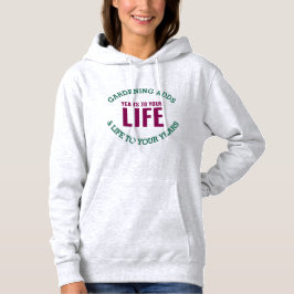 Camiseta Hoodie de jardinagem feminina