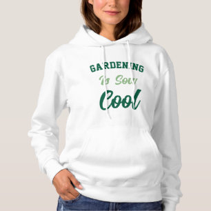 Camiseta Hoodie de jardinagem feminina