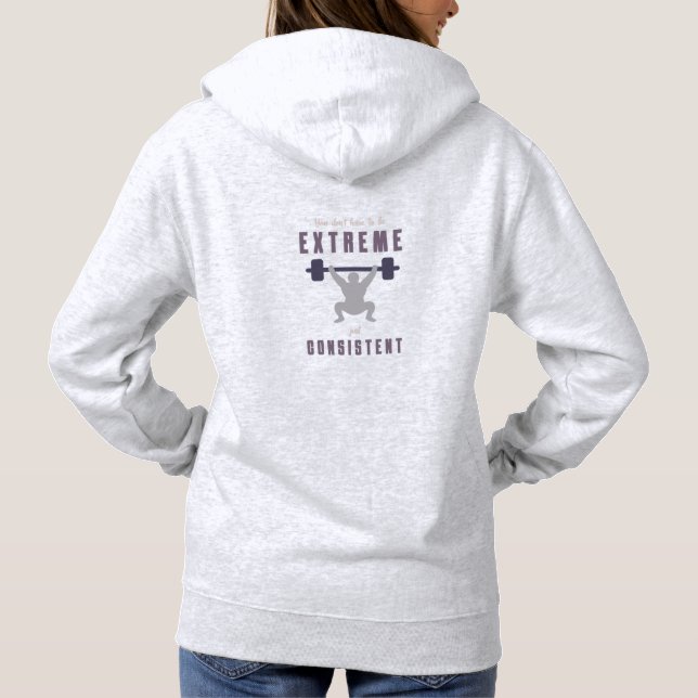 Camiseta Hoodie de Malhação Extreme Workout (Verso)