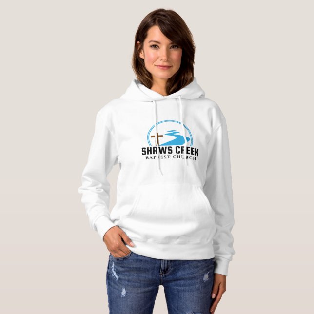 Camiseta Hoodie de Shaw Creek Mulheres (Frente Completa)