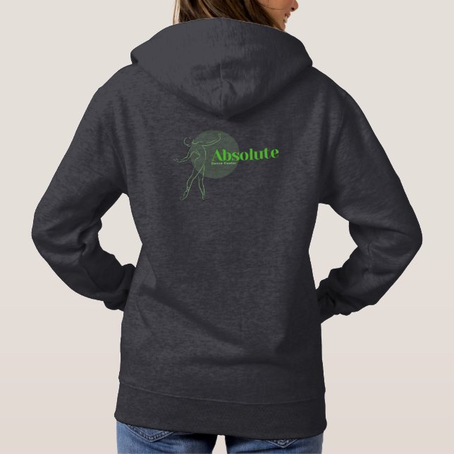 Camiseta Hoodie, de uso feminino (Verso)