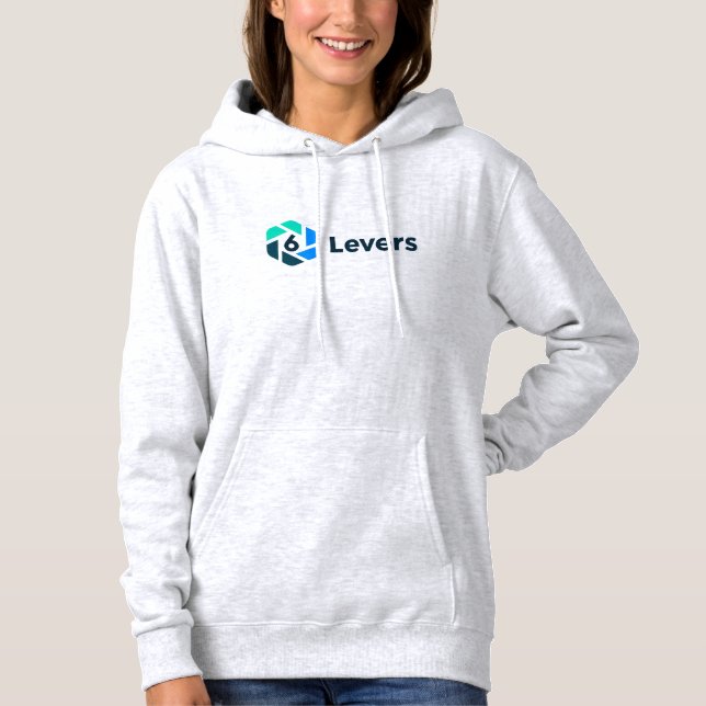 Camiseta Hoodie, de uso feminino (Frente)