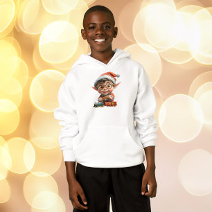 Camiseta Hoodie do Bebê de Natal