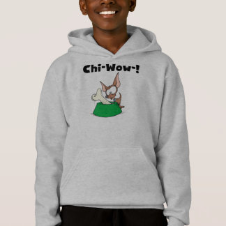 Camiseta Hoodie do cão da chihuahua Qui-Wow