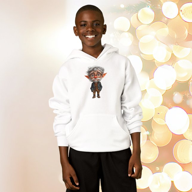 Camiseta Hoodie do Elf Boy do Velho Natal (Criador carregado)
