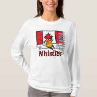 Hoodie do esqui de Canadá do assobiador